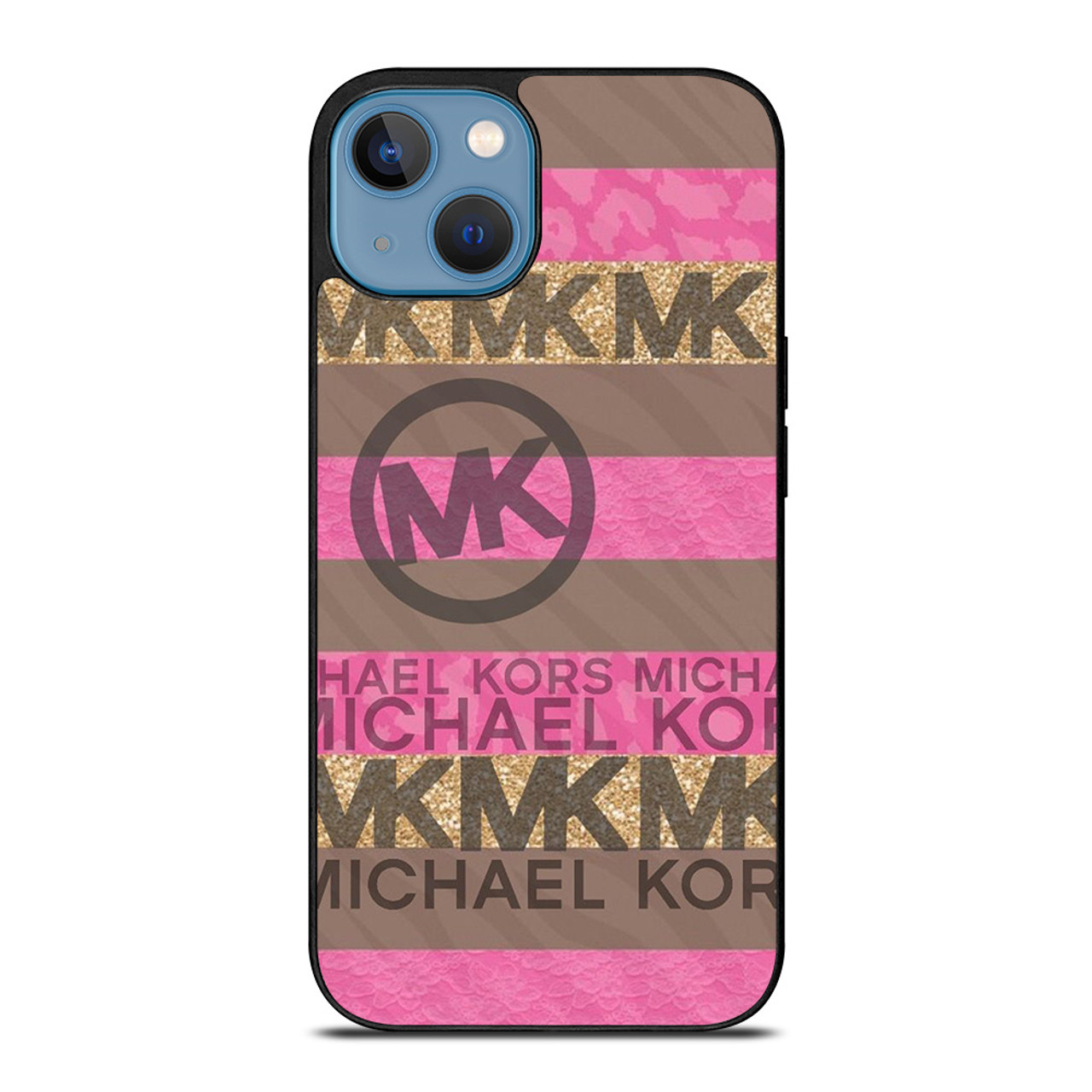 MICHAEL KORS PINK STRIP LOGO iPhone 13 Case Cover